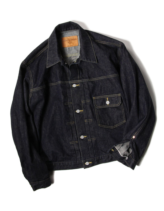 JUMBO 14.5oz セルビッチ 1st デニムジャケット バナナイエロー【SBJ-145-305】