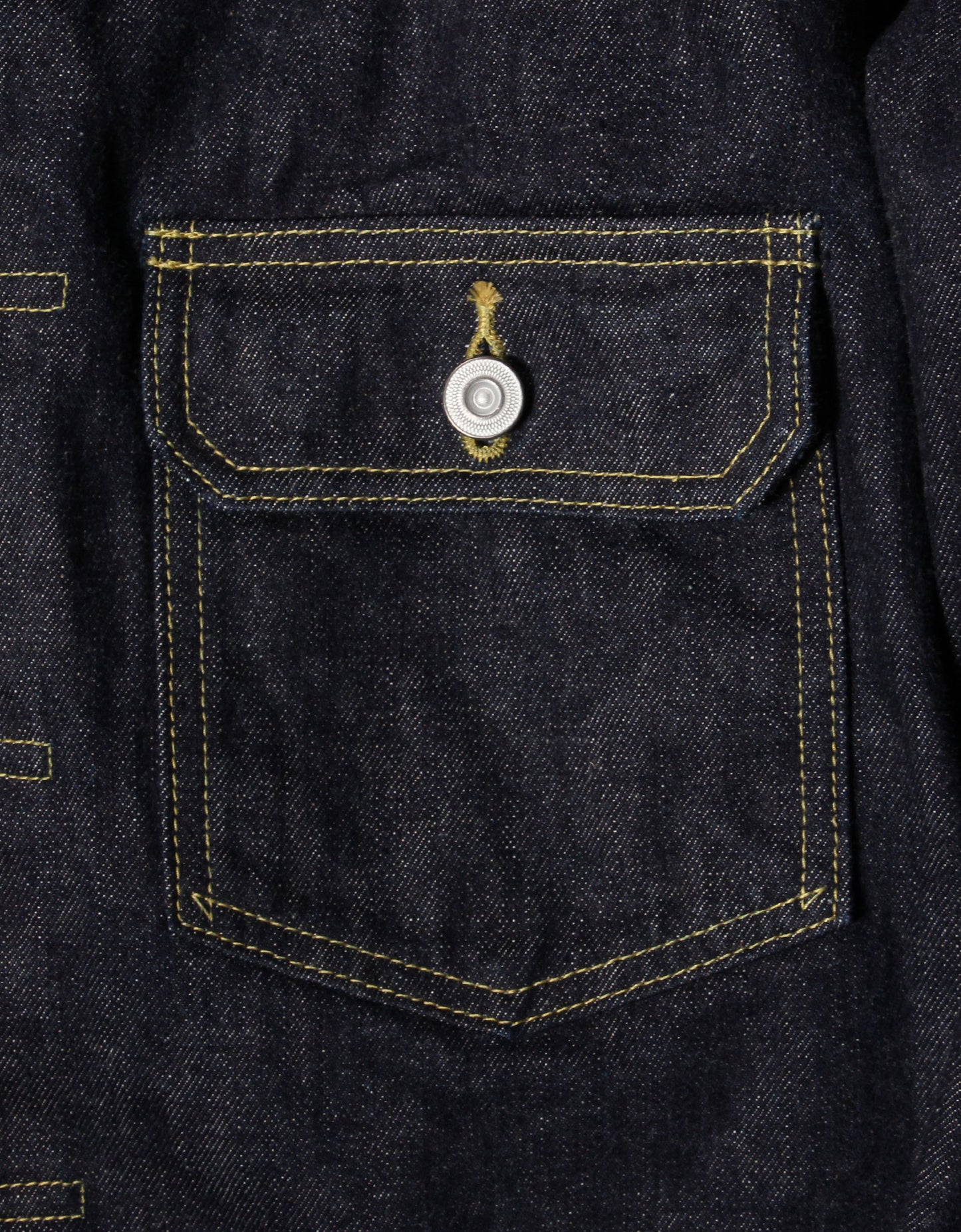 JUMBO 14.5oz セルビッチ 1st デニムジャケット バナナイエロー【SBJ-145-305】