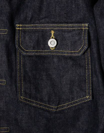 JUMBO 14.5oz セルビッチ 1st デニムジャケット バナナイエロー【SBJ-145-305】