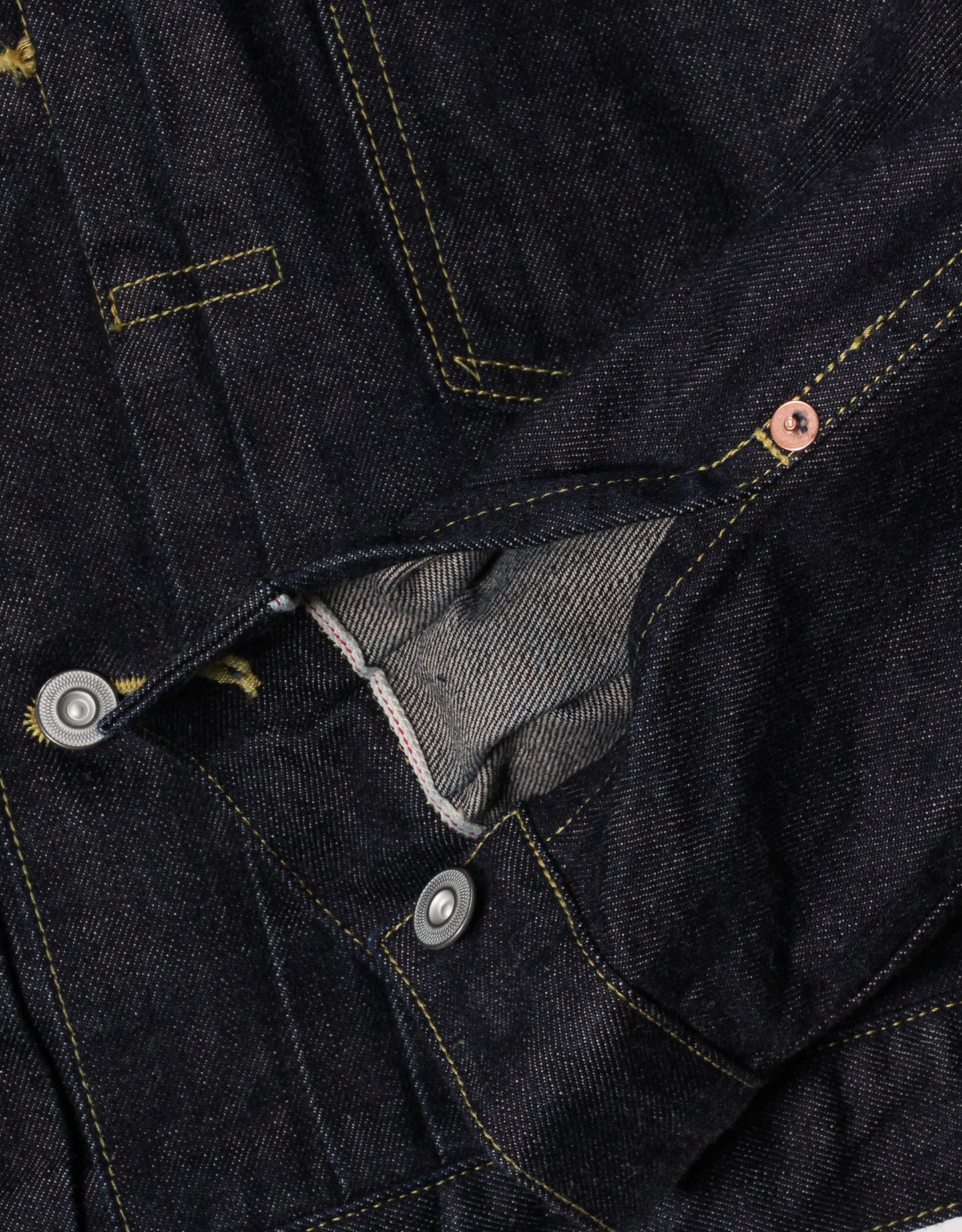 JUMBO 14.5oz セルビッチ 1st デニムジャケット バナナイエロー【SBJ-145-305】