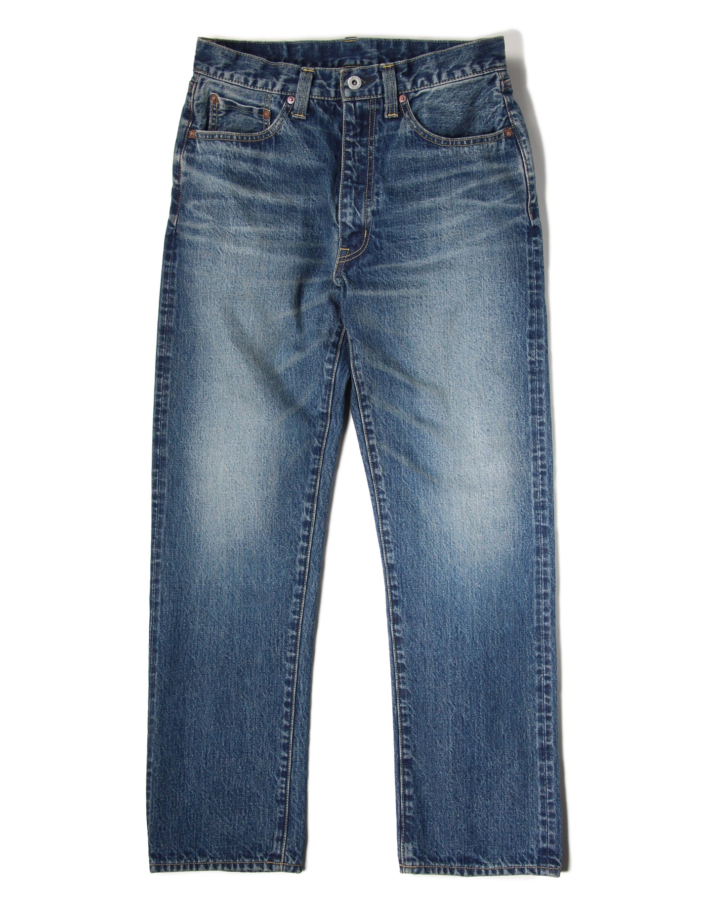 PIONEER 13.7oz セルビッチレギュラーストレートジーンズ エイジング 53【SBP-137-4001E53】