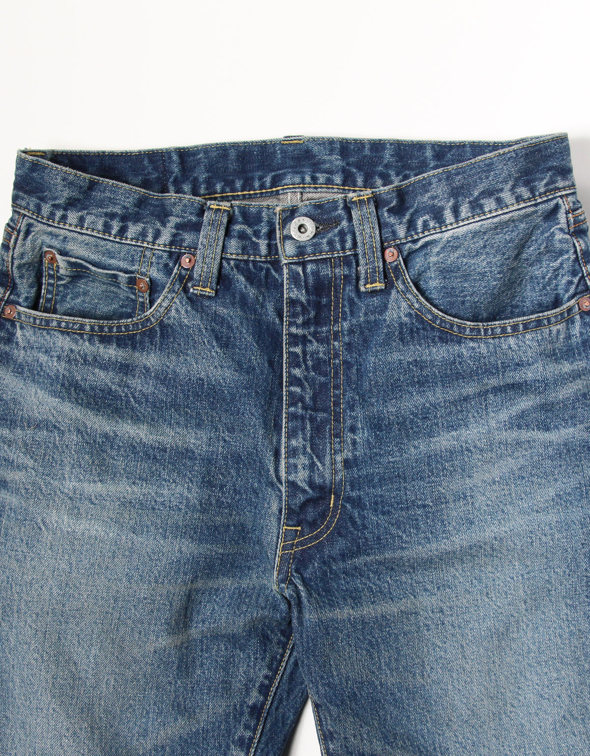 PIONEER 13.7oz セルビッチレギュラーストレートジーンズ エイジング 53【SBP-137-4001E53】