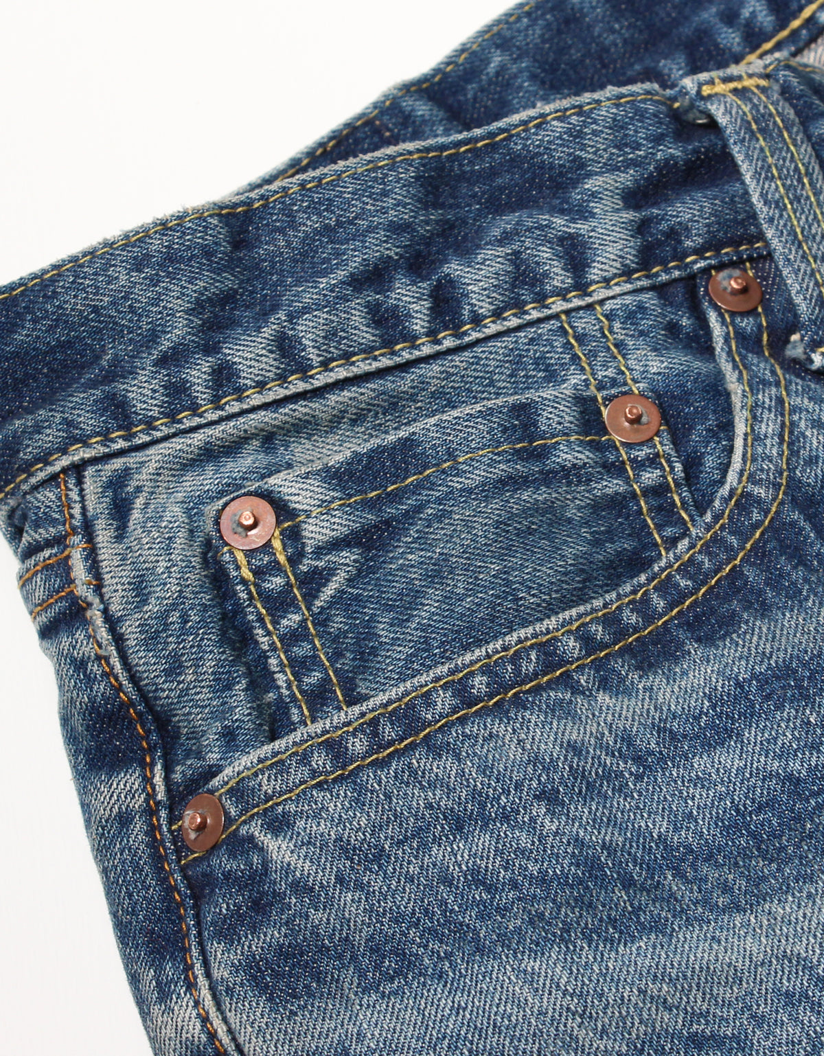 PIONEER 13.7oz セルビッチレギュラーストレートジーンズ エイジング 53【SBP-137-4001E53】