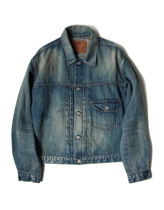 12.5oz SALLY FOX セルビッチ 1stデニムジャケット【SB-SF-305PM】